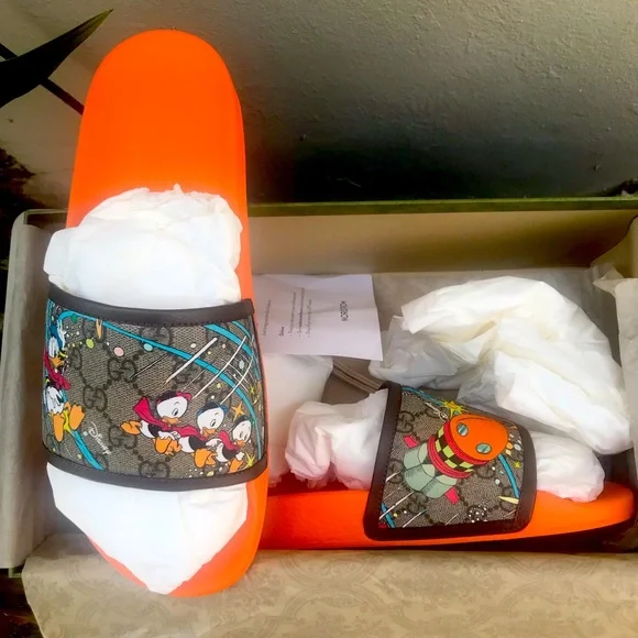 Limited edition Disney Donald Duck Gucci Sandals